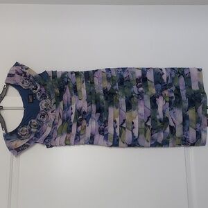 Adrianna Papell Sleeveless Midi Dress. Worn Twice.